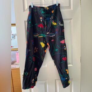 Urban Outfitters embroidered linen pants